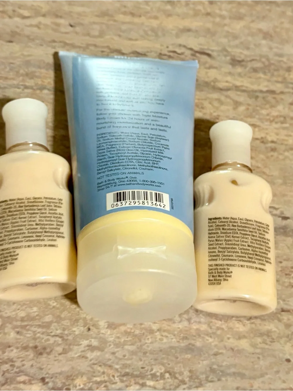 Bath & Body Works Discontinued Sea Island Cotton Body Lotions & Shower Cream Set